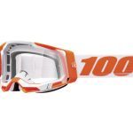 100% Racecraft 2 Orange - Clear Goggles 1 100% Racecraft 2 Orange - Clear Goggles - Orange/White