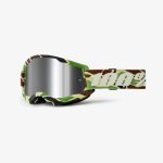 100% Strata 2 WAR CAMO - Mirror Silver Goggles 1 100% Strata 2 WAR CAMO - Mirror Silver Goggles - Camouflage