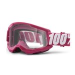 100% Strata 2 Youth Fltetcher - Clear Goggles 1 100% Strata 2 Youth Fltetcher - Clear Goggles - Pink