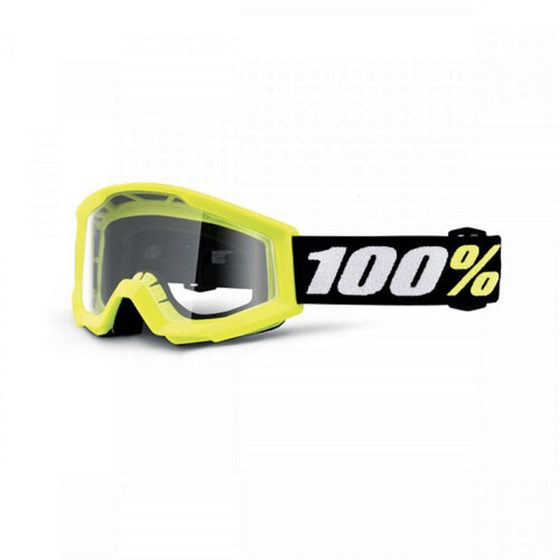 100% Strata MINI Yellow Youth Goggles - Yellow