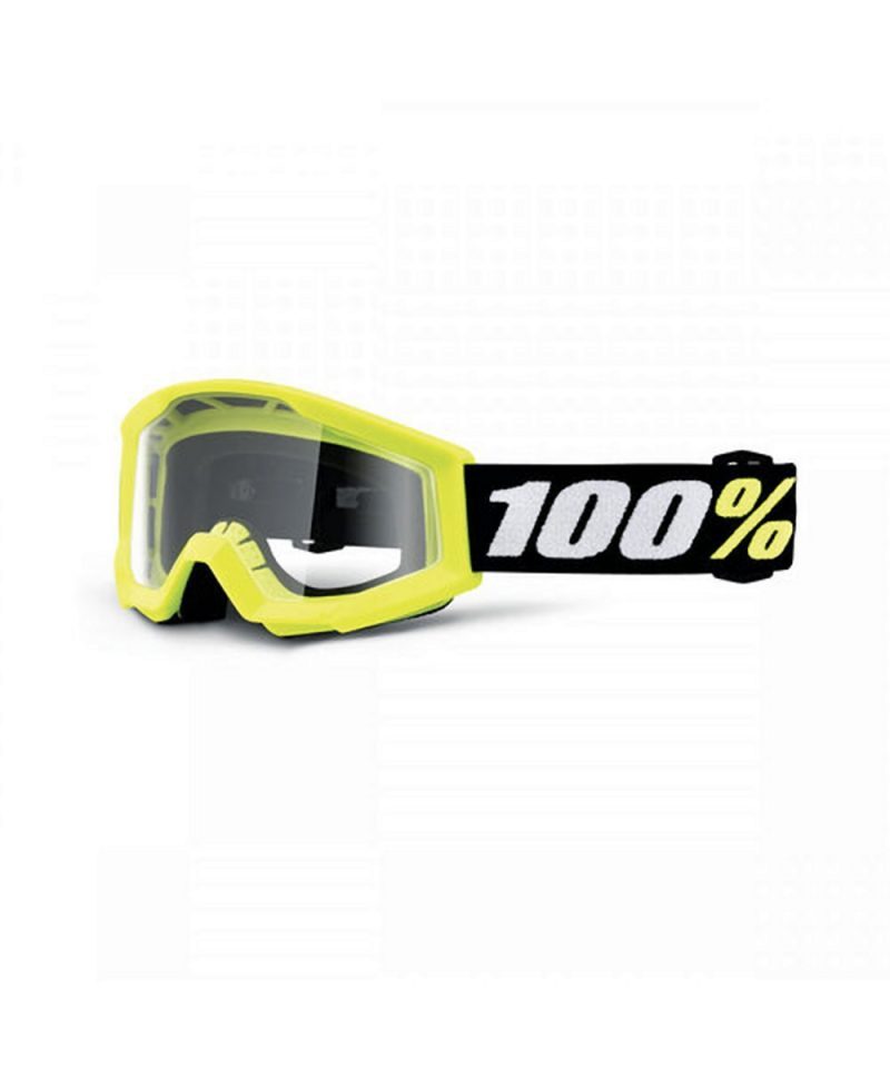100% Strata MINI Yellow Youth Goggles - Yellow