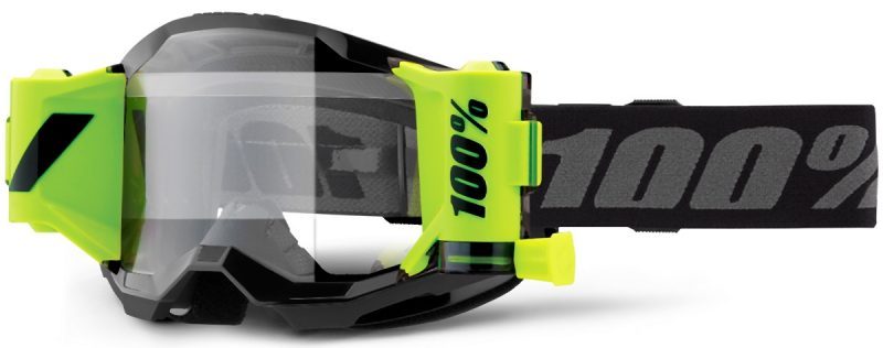 100% Strata 2 Forecast ROLL-OFF Goggles - Black/White