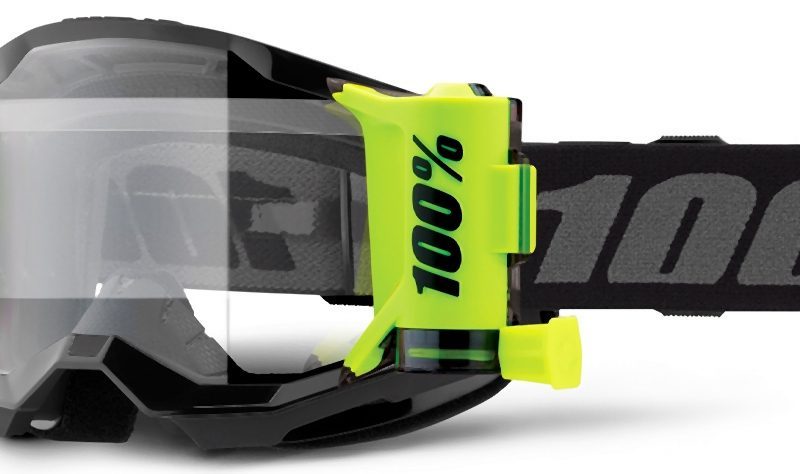 100% Strata 2 Forecast ROLL-OFF Goggles - Black/White