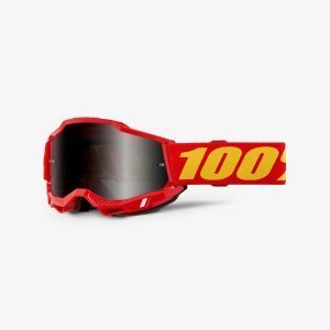 100% Accuri 2 SAND RED - Smoke Goggles - Red/Yellow