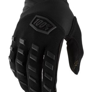 100% MOTOCROSS/ENDURO Airmatic BLACK/CHARCOAL Gloves