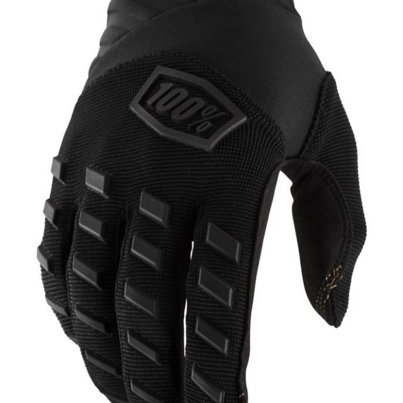 100% MOTOCROSS/ENDURO Airmatic BLACK/CHARCOAL Gloves