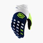 100% Airmatic NAVY/WHITE Gloves 2 100% MOTOCROSS/ENDURO Airmatic NAVY/WHITE Gloves - Blue/White/Green