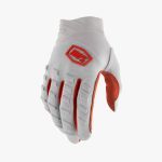 100% Airmatic Silver Gloves 1 100% MOTOCROSS/ENDURO Airmatic Silver Gloves - Grey/Red