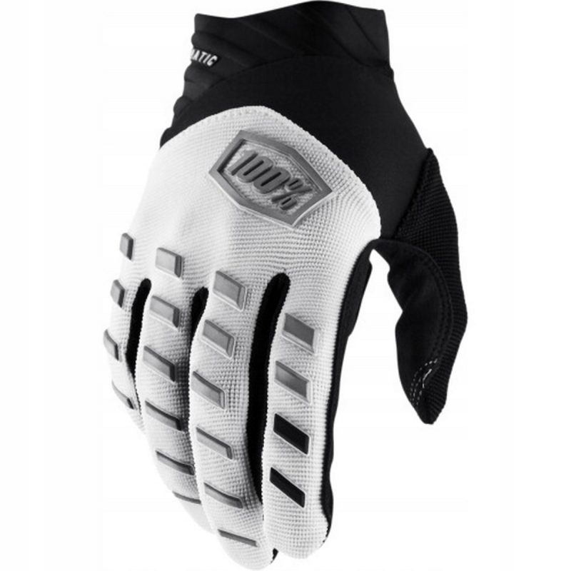 100% MOTOCROSS/ENDURO Airmatic Gloves - White/Black