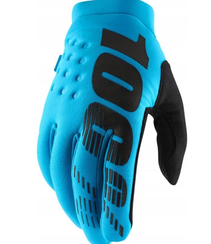 100% MOTOCROSS/ENDURO Brisker Turquoise Gloves - Turkusowy