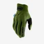 100% Cognito Smart Shock ARMY Gloves 2 100% MOTOCROSS/ENDURO Cognito Smart Shock ARMY Gloves - Green
