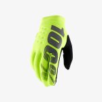 100% Brisker Softshell Gloves 2 100 PROCENT RĘKAWICE CROSS/ENDURO BRISKER SOFTSHELL KOLOR ŻÓŁTY FLUO ROZMIAR S