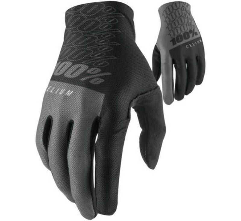 100% MOTOCROSS/ENDURO Celium Gloves - Black/Grey