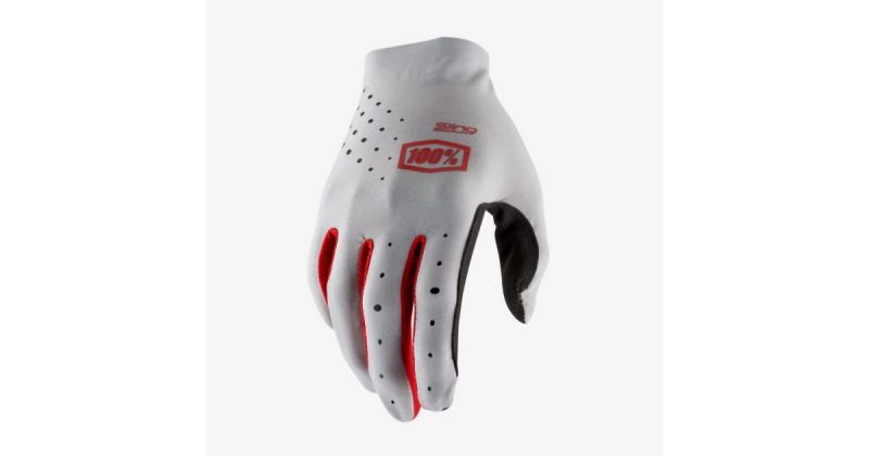100% MOTOCROSS/ENDURO Sling MX Gloves - Grey/Black/Red