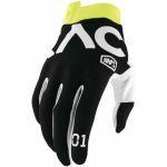 100% RACR Itrack Gloves 1 100% MOTOCROSS/ENDURO RACR Itrack Gloves - Black/White/Yellow