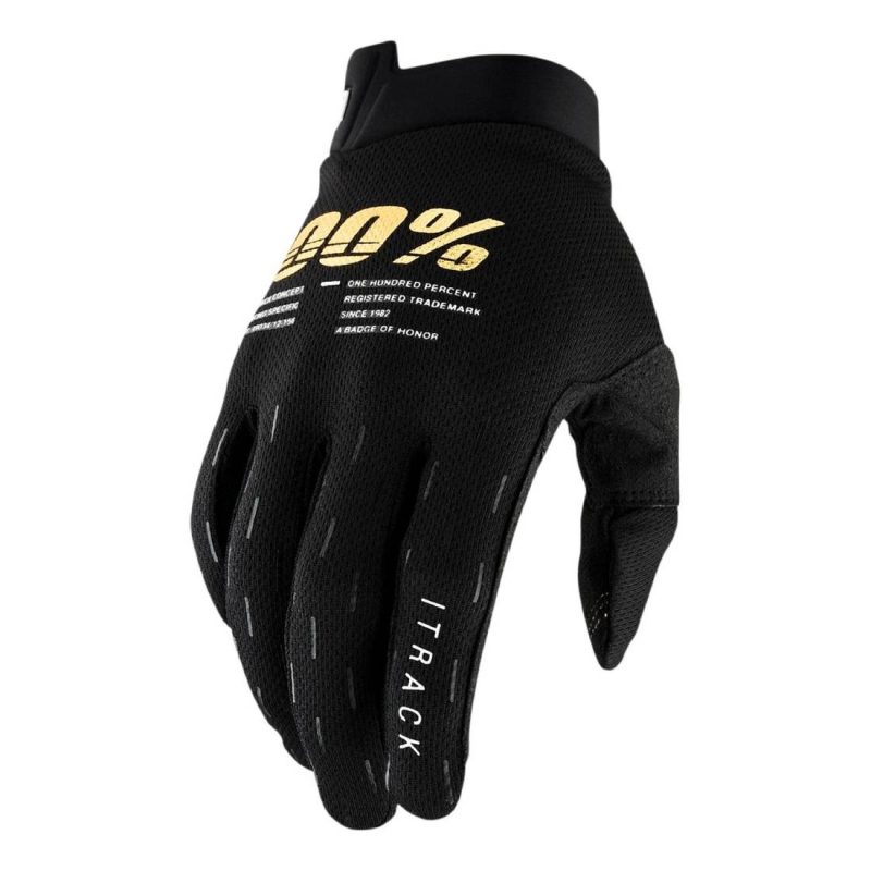100% MOTOCROSS/ENDURO Itrack Gloves - Black