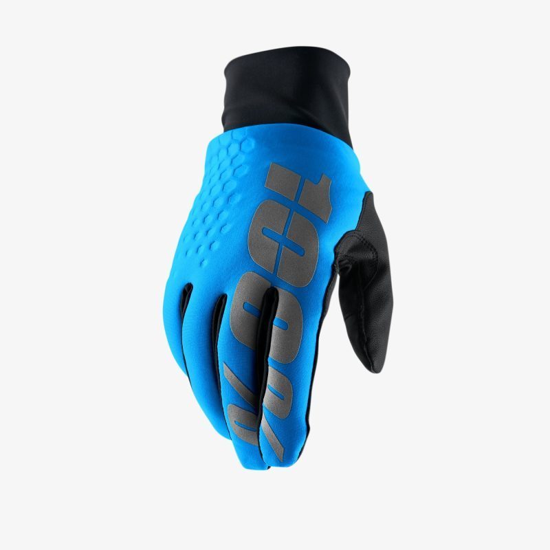 100% Winter MOTOCROSS/ENDURO Hydromatic Brisker Waterproof Gloves - Blue