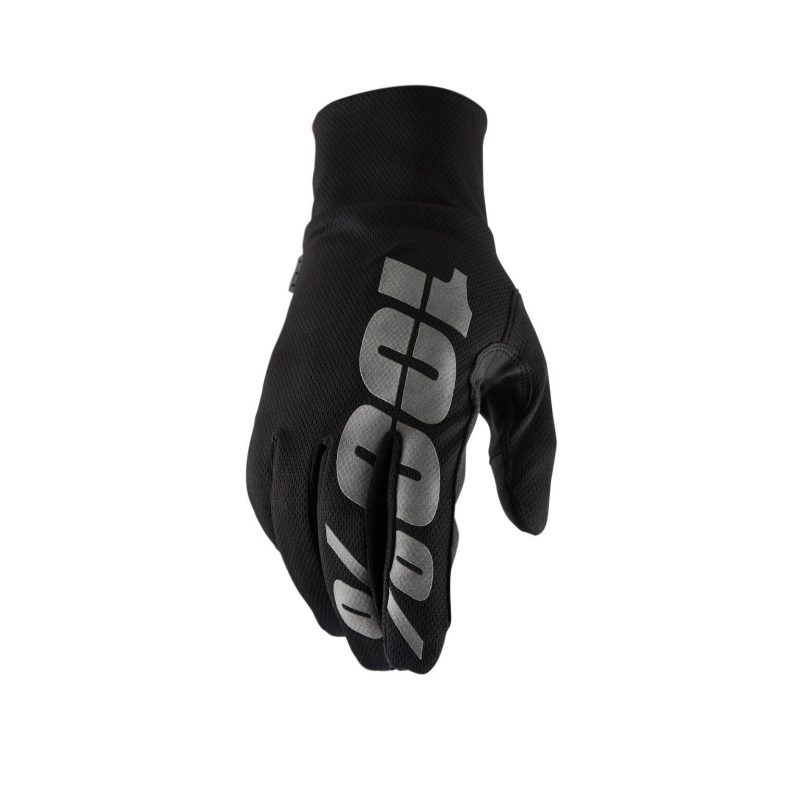 100 PROCENT RĘKAWICE ZIMOWE CROSS/ENDURO HYDROMATIC BLACK (WODOODPORNE) KOLOR CZARNY ROZMIAR S