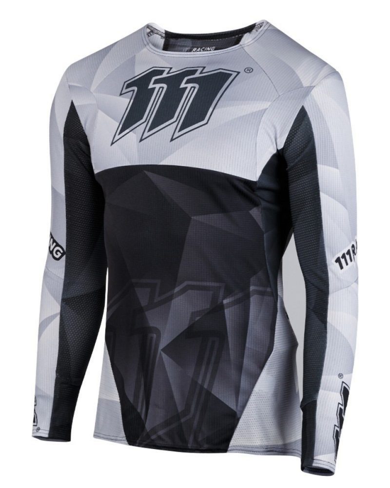 111 Racing MOTO 111.1 - Razor Jersey - Black/Grey