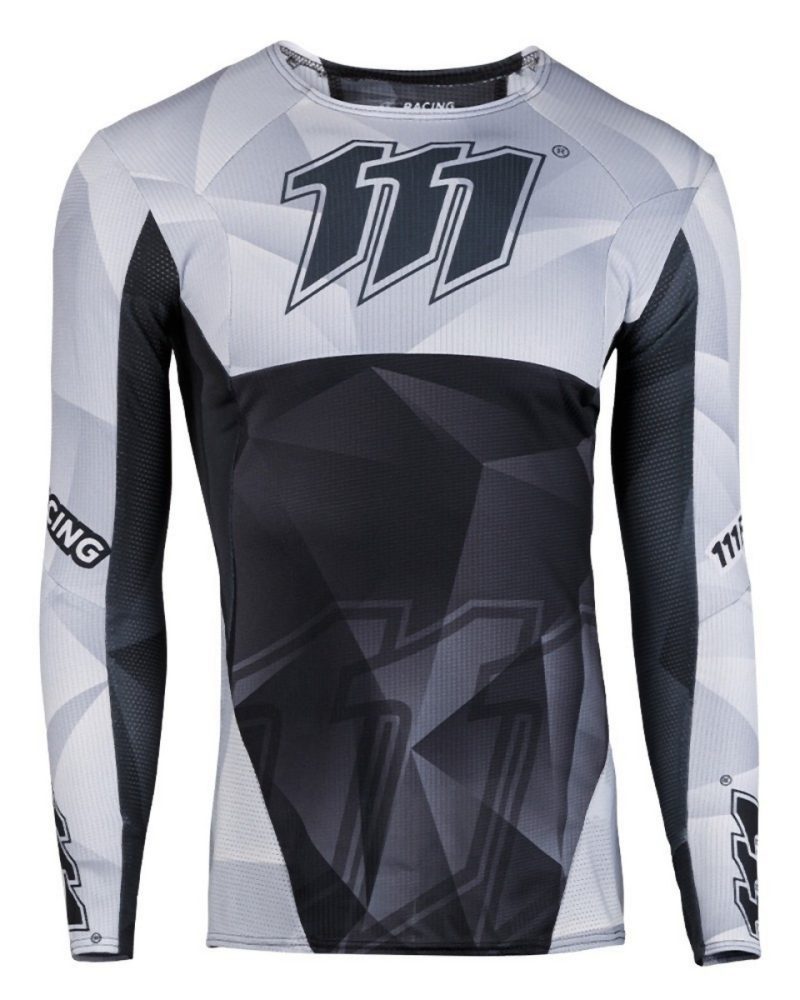 111 Racing MOTO 111.1 - Razor Jersey - Black/Grey