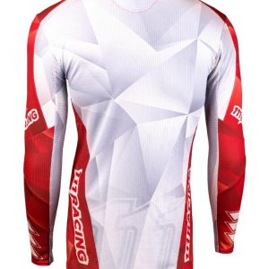 111 Racing MOTO 111.1 - Sharp Jersey - White/Red