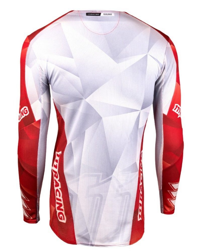 111 Racing MOTO 111.1 - Sharp Jersey - White/Red
