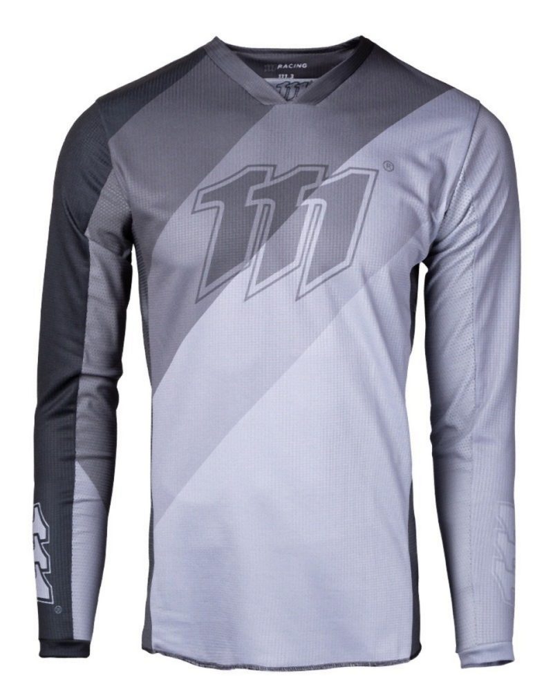 111 Racing MOTO 111.3 - Gunmetal Jersey - Grey/Black