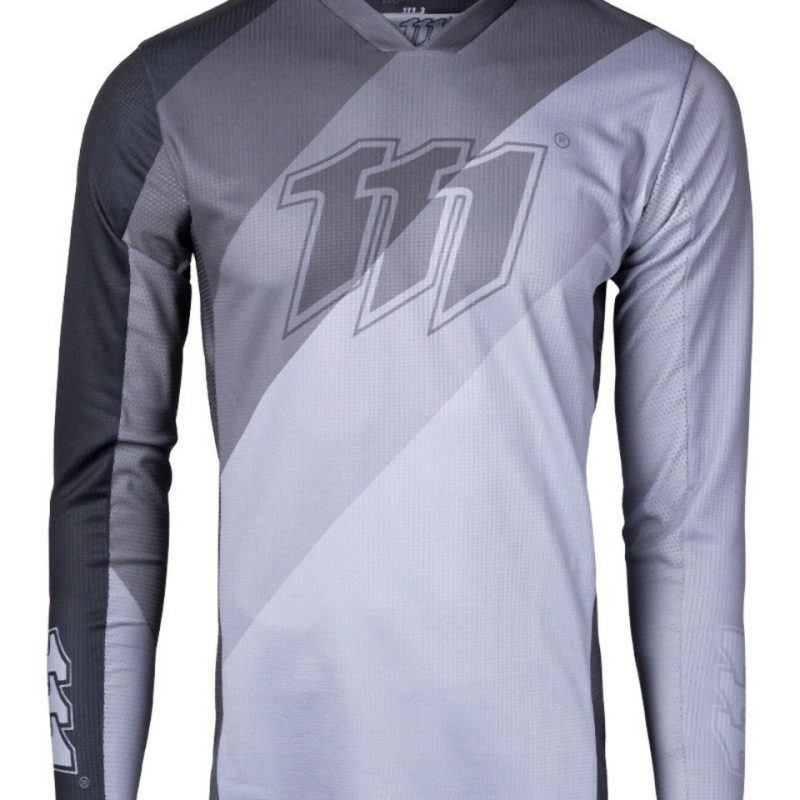 111 Racing MOTO 111.3 - Gunmetal Jersey - Grey/Black