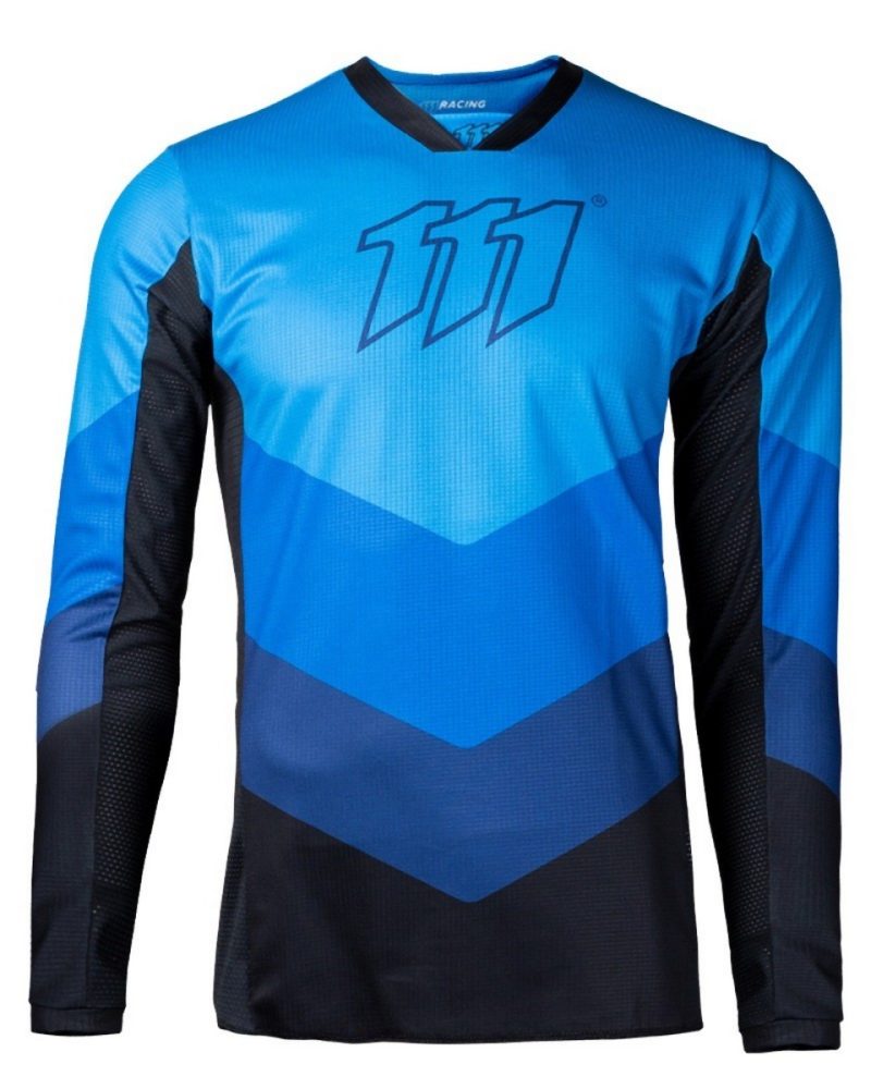 111 Racing MOTO 111.3 - Moonbeam Jersey - Blue/Black
