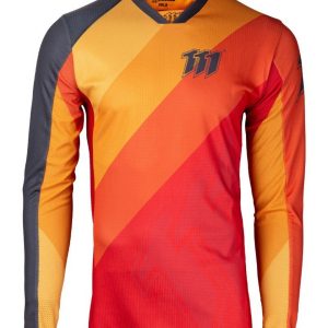 111 Racing MOTO 111.3 - Spectral Jersey - Red/Orange/Black