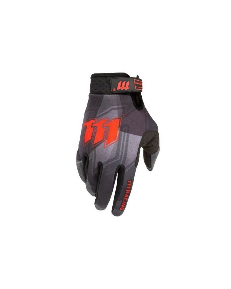 111 Racing MOTO 111 RA Gloves - Black/Red