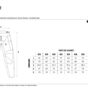 111 Racing MOTO 111.1 - Razor Pants - Black/White