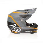6D MOTOCROSS/ENDURO Model ATR-2 Alpha Helmet Helmet - Black/Grey/Orange/White
