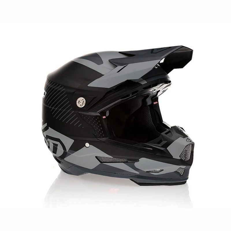 6D MOTOCROSS/ENDURO Model ATR-2 Fusion Helmet Helmet - Black/Grey
