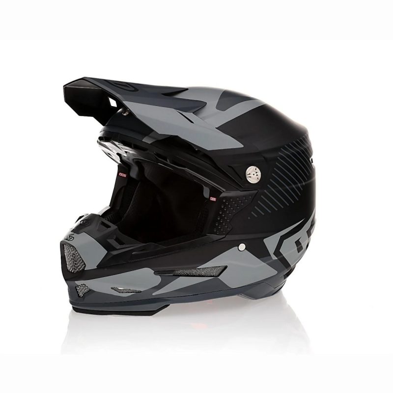 6D MOTOCROSS/ENDURO Model ATR-2 Fusion Helmet Helmet - Black/Grey