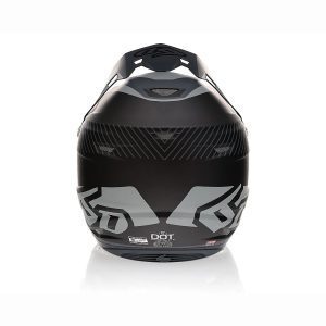 6D MOTOCROSS/ENDURO Model ATR-2 Fusion Helmet Helmet - Black/Grey
