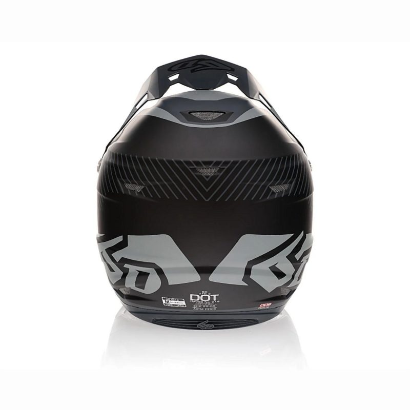 6D MOTOCROSS/ENDURO Model ATR-2 Fusion Helmet Helmet - Black/Grey