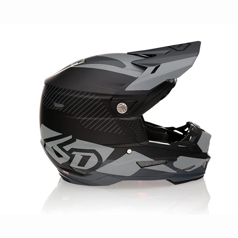 6D MOTOCROSS/ENDURO Model ATR-2 Fusion Helmet Helmet - Black/Grey