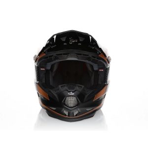 6D MOTOCROSS/ENDURO Model ATR-2 MACH BRONZE/GREY/BLACK Helmet Helmet - Black/Grey/Brown