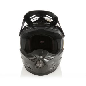 6D MOTOCROSS/ENDURO Model ATR-3 Solid Gloss Helmet Helmet - Black/Grey