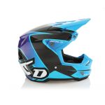 6D ATR-3 WAVE CYAN/BLUE/PURPLE Helmet Helmet 2 6D MOTOCROSS/ENDURO Model ATR-3 WAVE CYAN/BLUE/PURPLE Helmet Helmet - Blue/Black/Purple