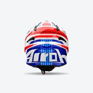 Airoh Cross / Enduro / ATV / QUAD Aviator ACE 2 Proud Helmet - White/Blue/Red