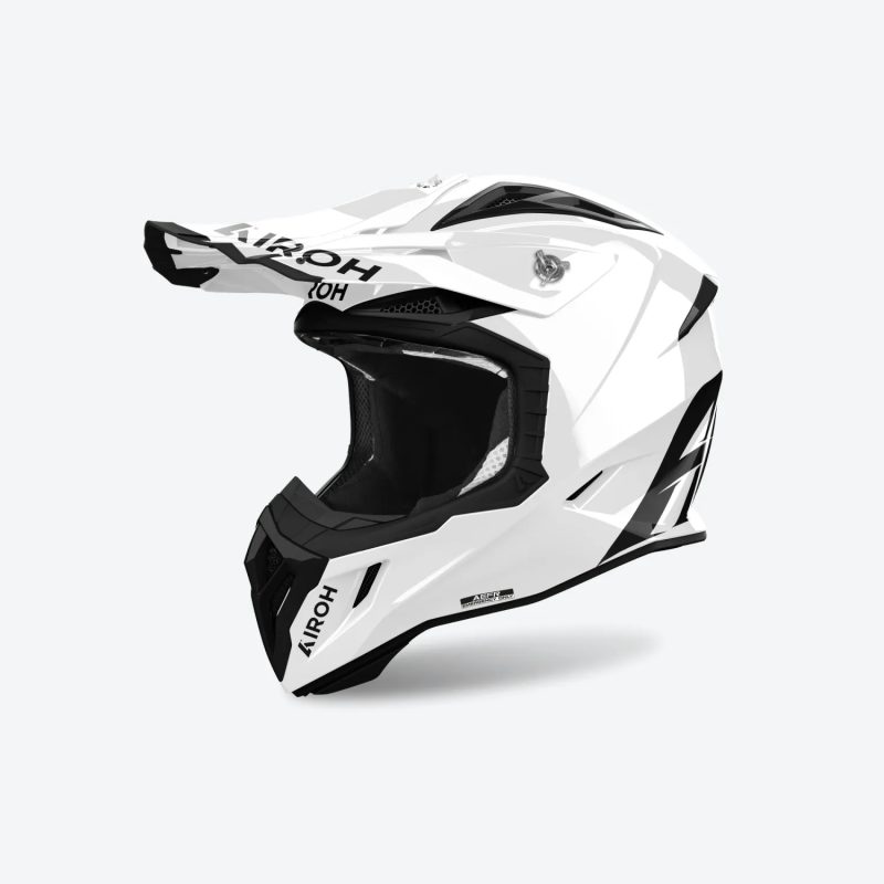 Airoh Cross / Enduro / ATV / QUAD Aviator ACE 2 Helmet - White Polysk