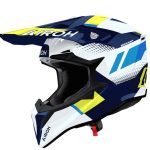 Airoh Cross / Enduro / ATV / QUAD Wraaap Vision Helmet 2 Airoh Cross / Enduro / ATV / QUAD Wraaap Vision Helmet - Fluo Yellow/Blue/White
