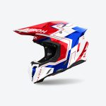 Airoh Cross / Enduro / ATV / QUAD Twist 3 Dizzy Helmet 2 Airoh Cross / Enduro / ATV / QUAD Twist 3 Dizzy Helmet - White/Blue/Red