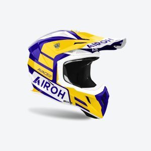 Airoh Cross / Enduro / ATV / QUAD Aviator ACE 2 SAKE Yellow Gloss Helmet - Yellow/Purple