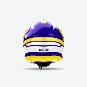 Airoh Cross / Enduro / ATV / QUAD Aviator ACE 2 SAKE Yellow Gloss Helmet - Yellow/Purple