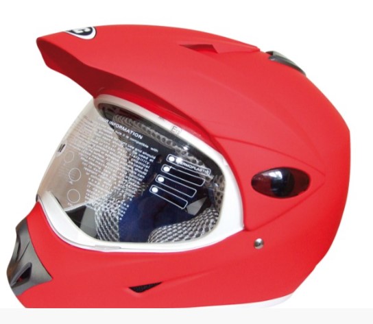 ARC DUAL Cross Z Szybka A708 Matte Helmet - Red