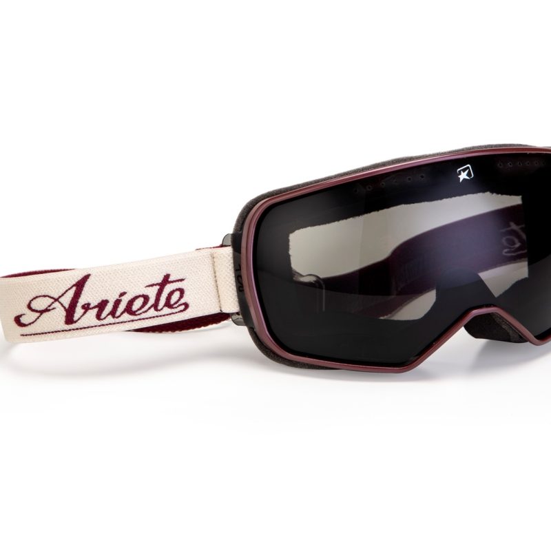 Ariete Feather LITE CAFE Racer Pasek Kremowy Goggles