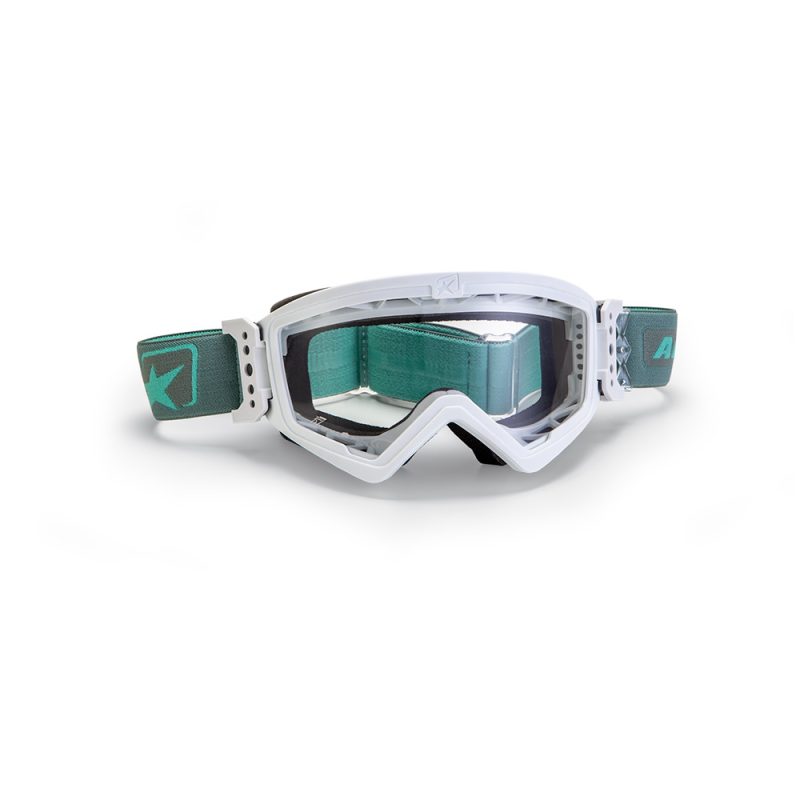 Ariete Mudmax EASY Goggles - White/Green